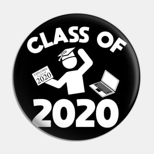 Class of 2020 Funny Quarantine Graduation Pin