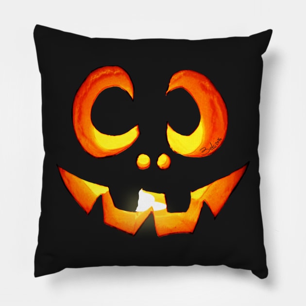 JACK O LANTERN MAN Pillow by BeUnited