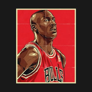 BASKETBALLART - GOAT POSTER T-Shirt