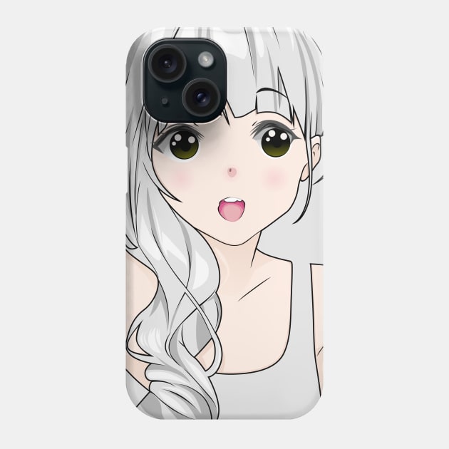 Anime Girl Phone Case by bobyberto