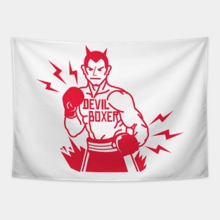 Devil Boxer Tapestry