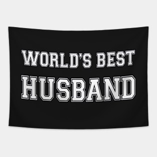 World's Best Husband Tapestry