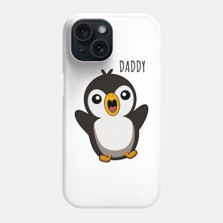 Cute Penguin, Daddy Phone Case