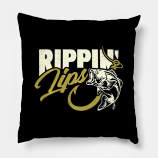 Rip' Lips Fishing Fisher ny Pillow