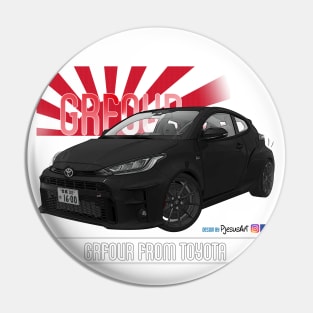 Toyota GRFOUR Black Pearl Pin