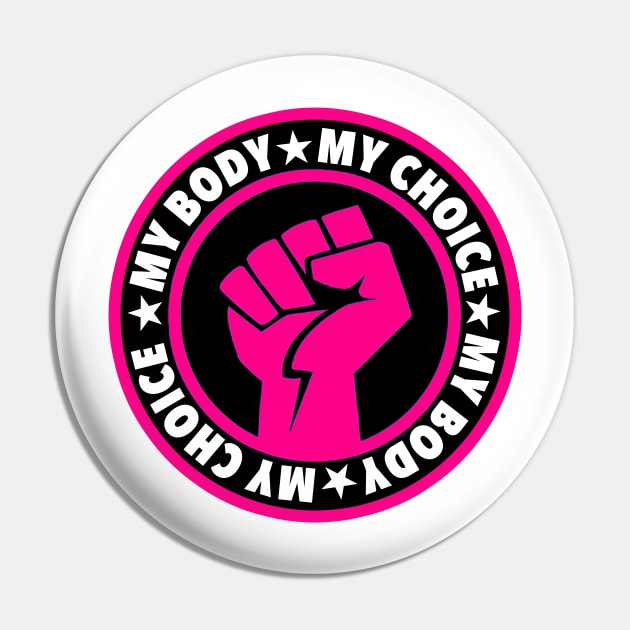 My Body My Choice Pin by skittlemypony