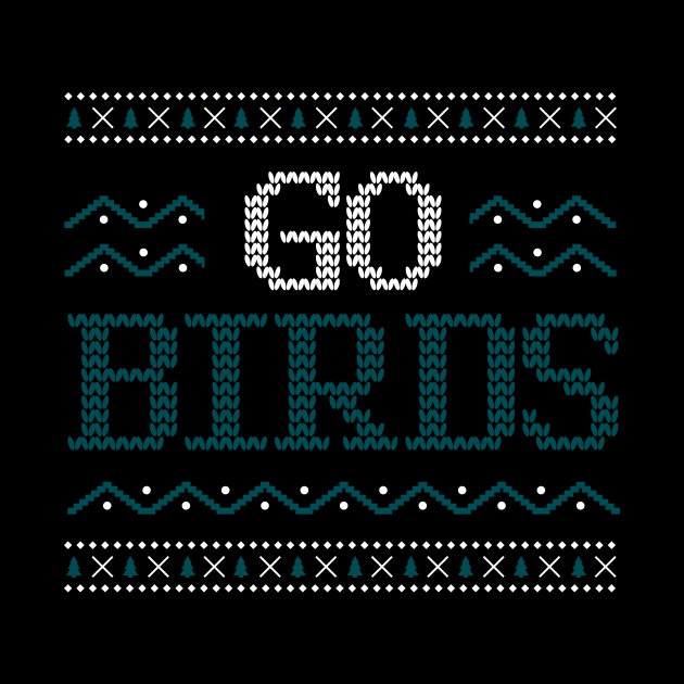 Go Birds - Philadelphia Eagles Christmas Sweater by Merlino Creative