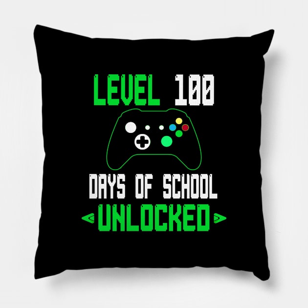 100th Day Of School For Kids/ 100 Day Of School gift Pillow by UranusArts