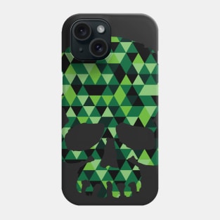 Triangle Camouflage Skull Phone Case