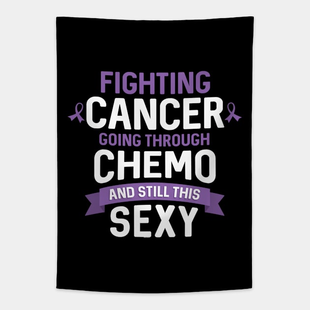 Fighting Cancer Going Through Chemo and Still This Sexy Tapestry by jomadado