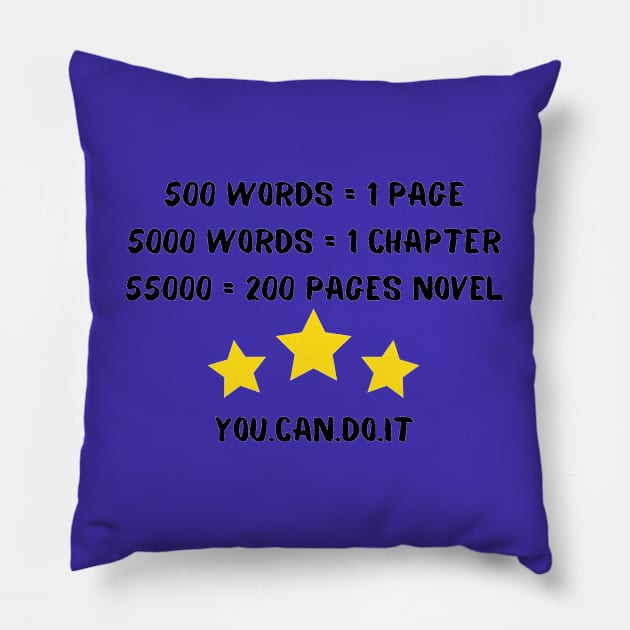 writing novel progress motivation Pillow by Kataclysma