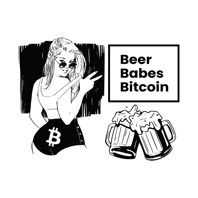 Beer Babes Bitcoin Artwork by Tugabits
