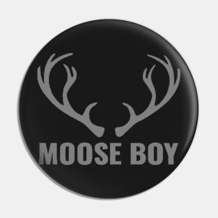 MOOSE BOY GREY Pin