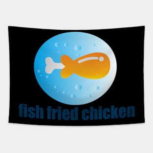 fish freid chicken Tapestry