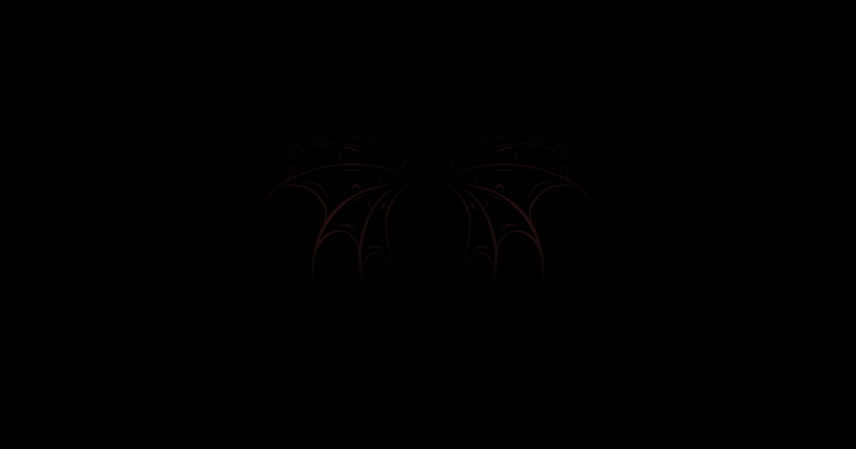 Black Dragon Wings ( Tattoo Wings ) Black Dragon Wings Sticker