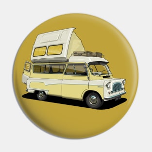 Bedford Campervan in yellow Pin