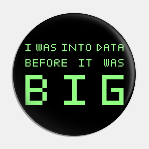 Data Hipster Pin by n23tees