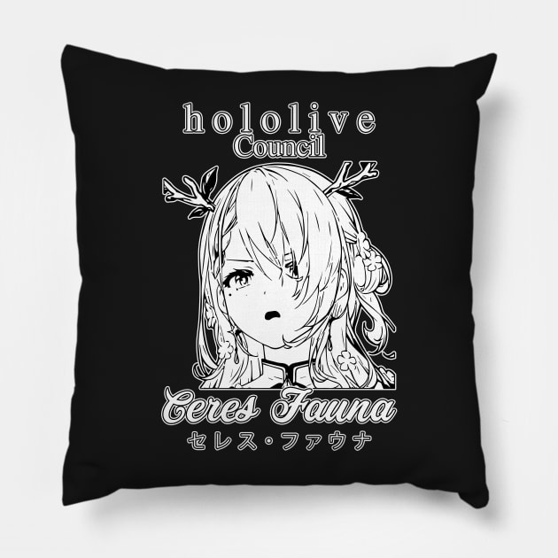 Ceres Fauna Hololive English Council Pillow by TonaPlancarte