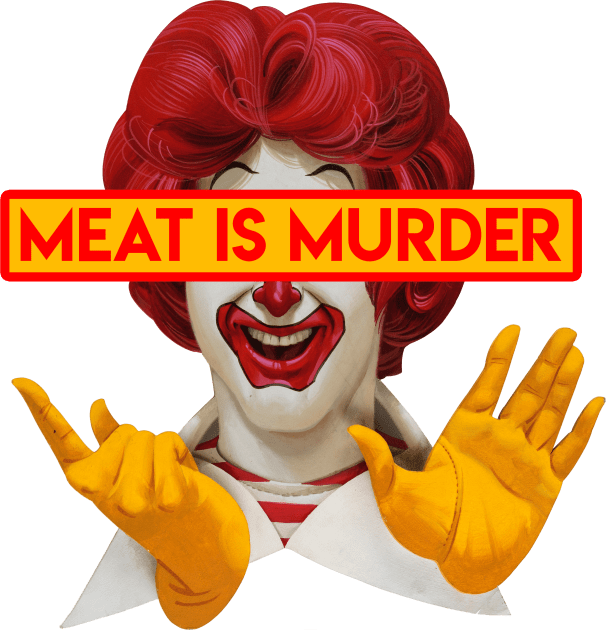 Meat Is McMurder Kids T-Shirt by dumb stuff, fun stuff