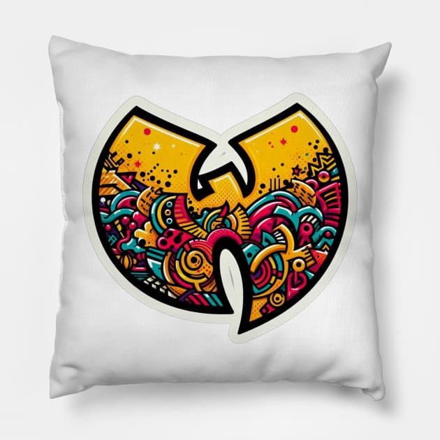 Wutang T-Shirt Pillow by Cute&Brave