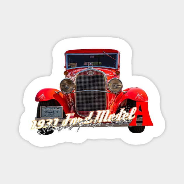 1931 Ford Model A Standard Fordor Sedan Magnet by Gestalt Imagery