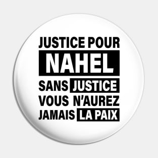 Justice Pour Nahel Pin