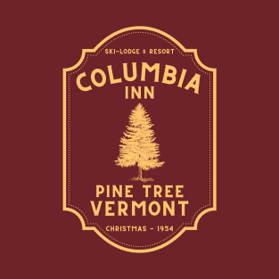 White Christmas: Columbia Inn (Gold) T-Shirt