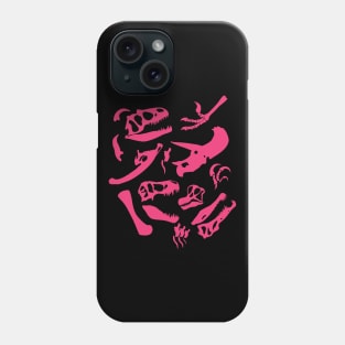 Dinosaur Bones (Pink) Phone Case