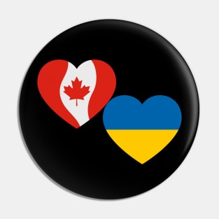 Canada support Ukraine Pin