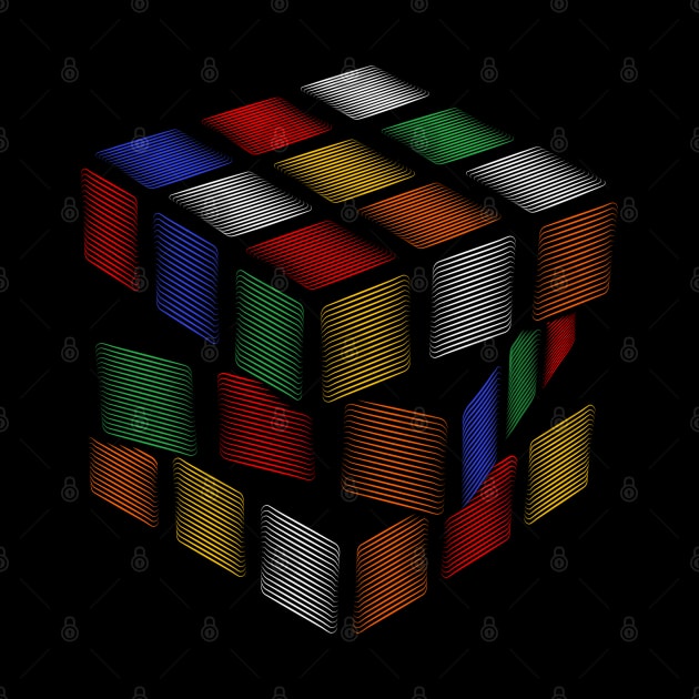 Hazy Illusion Cube - Rubik's Cube Inspired Design for people who know How to Solve a Rubik's Cube by Cool Cube Merch