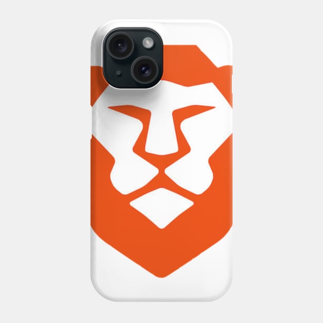Brave Browser Logo Phone Case by CryptographTees