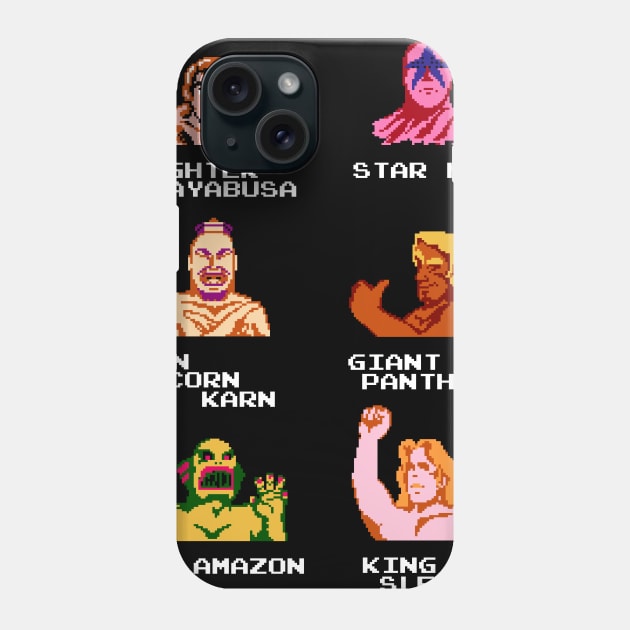 Pro Wrestling Fighters Phone Case by allysontx