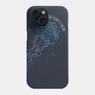 Jellyfish - underwater - the ocean is calling Phone Case