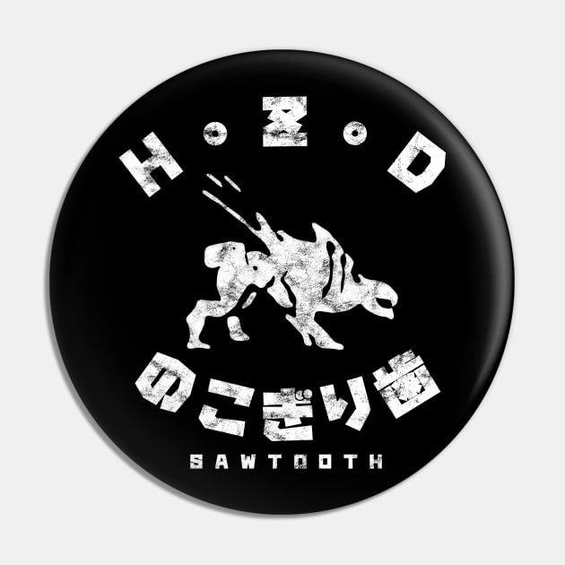 Horizon Zero Dawn Sawtooth Kanji Pin by StebopDesigns