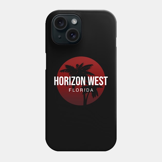 Horizon West Florida Sunrise Silhouette Phone Case by urban-wild-prints