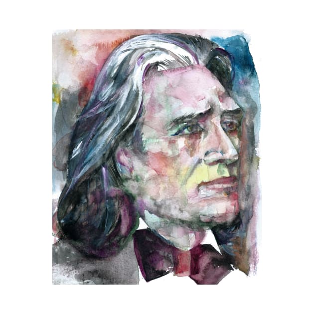 FRANZ LISZT - watercolor portrait .2 by lautir