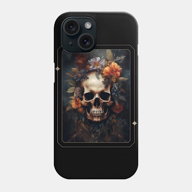 Morbid Flowers Masterpiece Phone Case by gibah
