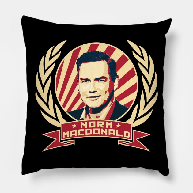 Norm Macdonald Pillow by Nerd_art