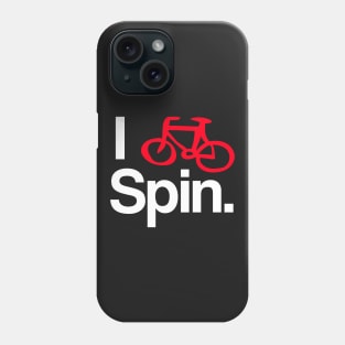 I Spin Bike Cycling-Biking Workout Design Phone Case