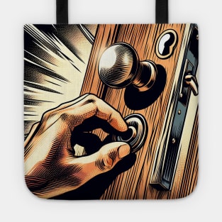 Anybody home? Ring the doorbell! Tote