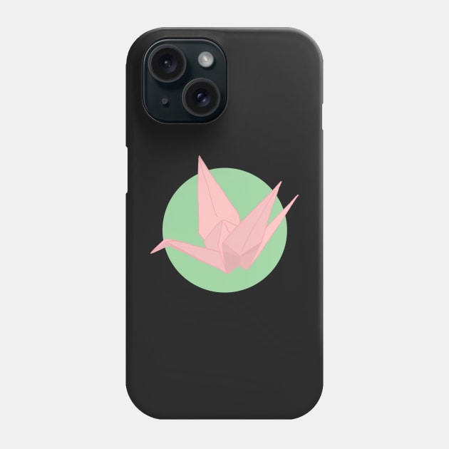 paper crane Phone Case by terastar