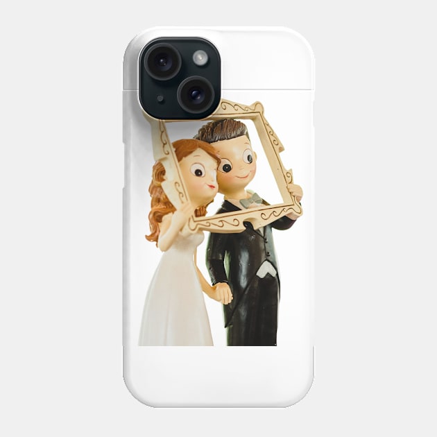 Framed Couple Phone Case by LibrosBOOKtique