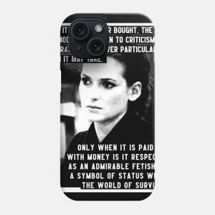 Situationist Winona Ryder Phone Case