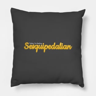 Sesquipedalian Pillow