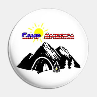 Camp America Camp Crystal Lake Pin