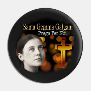 Saint Gemma Galgani Catholic Saint & Mystice Visions of Guardian Angel Pin