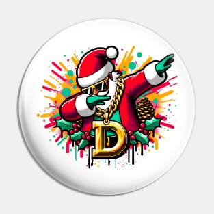 Dabbing Christmas Pin