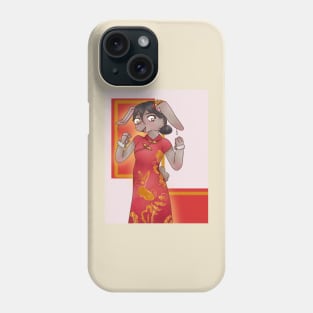 Year Of The Rabbit Art Print And Others Phone Case