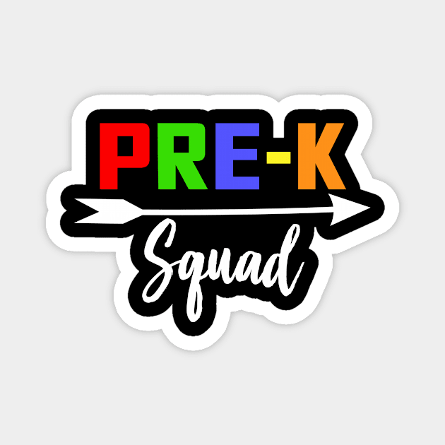 Pre-K Squad Magnet by RW