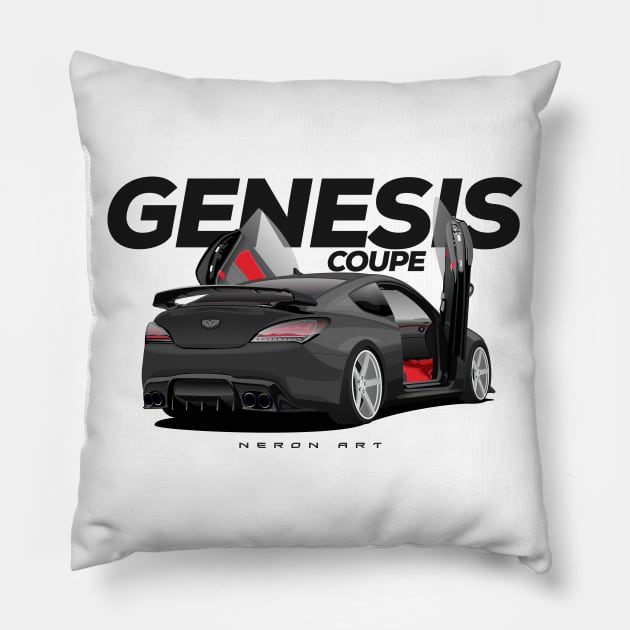 Genesis coupe Pillow by Neron Art